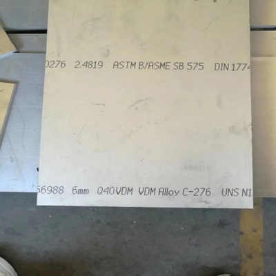 Лист 8.9g/Cm3 плиты легированной стали яркий UNS никеля Hastelloy C276 10276